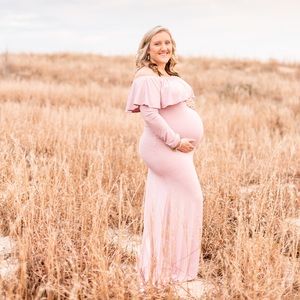 PinkBlush Maternity Gown